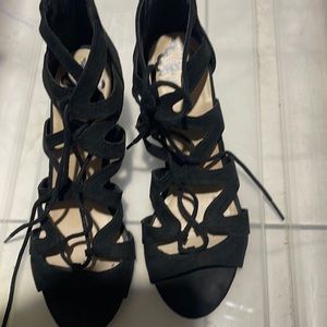 Fergalicious lace up heel